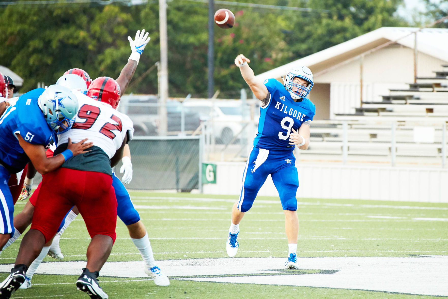 9 (Jacob Frazier) Passes